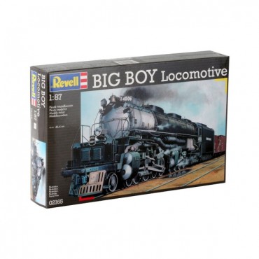 KIT PARA MONTAR REVELL LOCOMOTIVA BIG BOY 1/87 87 PEÇAS REV 02165